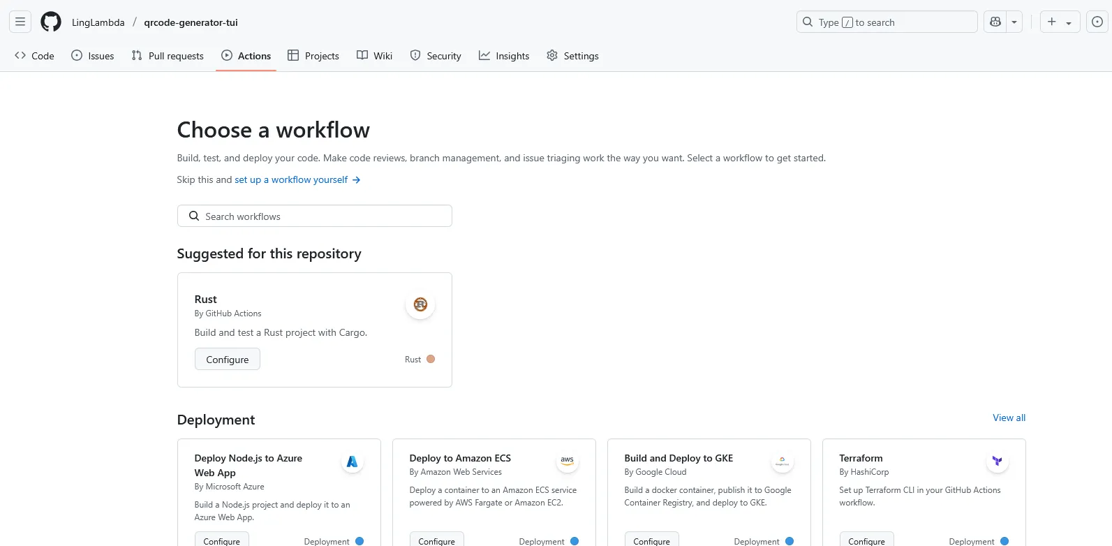 rust-workflow